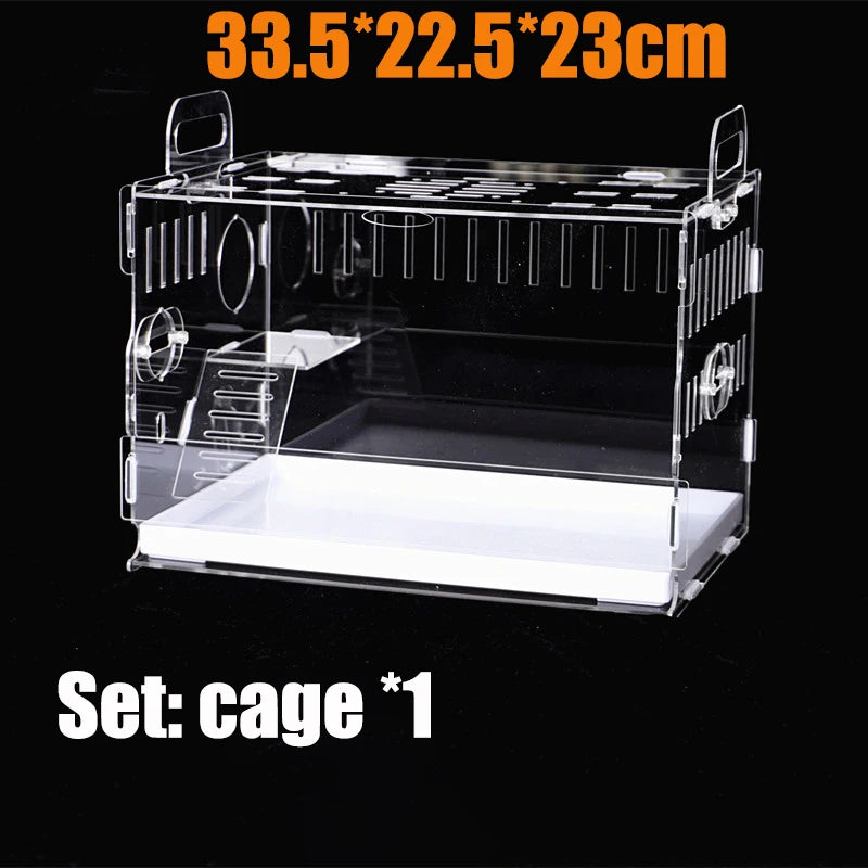 Drawer Type Acrylic Hamster Cage