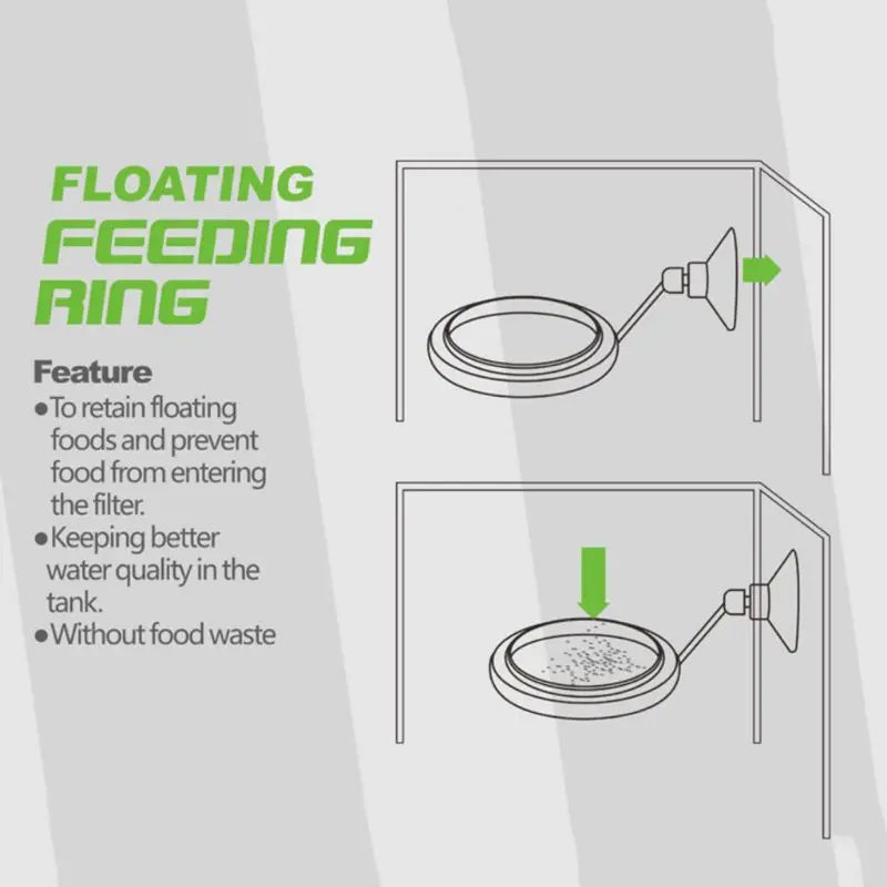 Aquarium Fish Feeding Ring