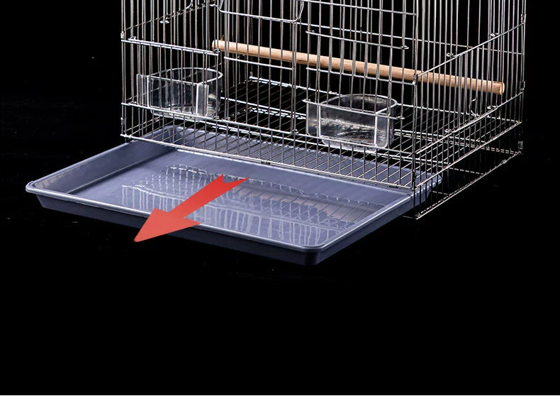 DIY 60x40x40cm stainless steel large bird cage