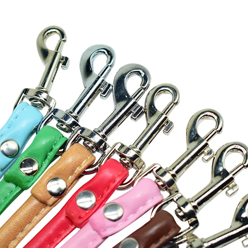 New Dog Leash PU Leather