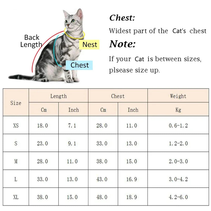 Sunscreen Clothes for Cats Summer