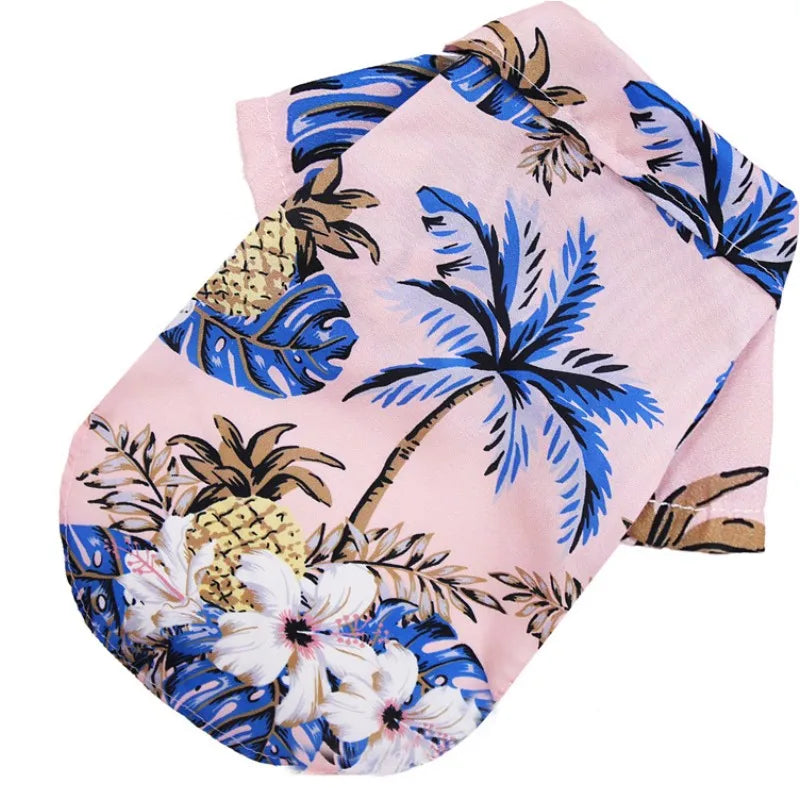 Hawaiian Beach Style Dog Shirt