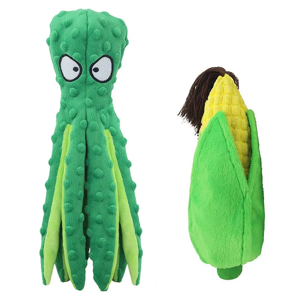 Pet Plush Toy Octopus Dog