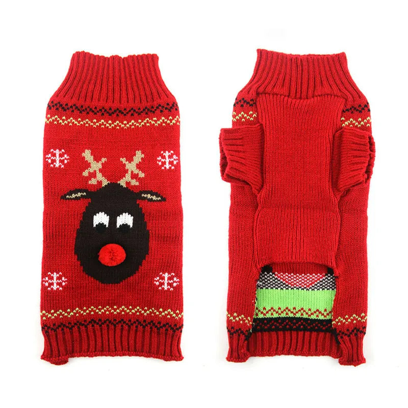 Dog Sweater Christmas Winter Warm