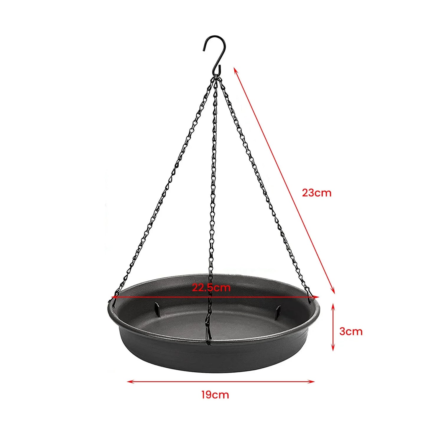 Hanging Bird Feeder, Water, Bath Tray