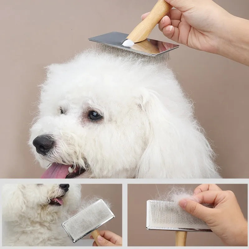 Dog/Cat Comb Solid Wood Brush