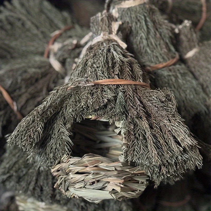 Bird Nest Hand-Woven Natural Grass