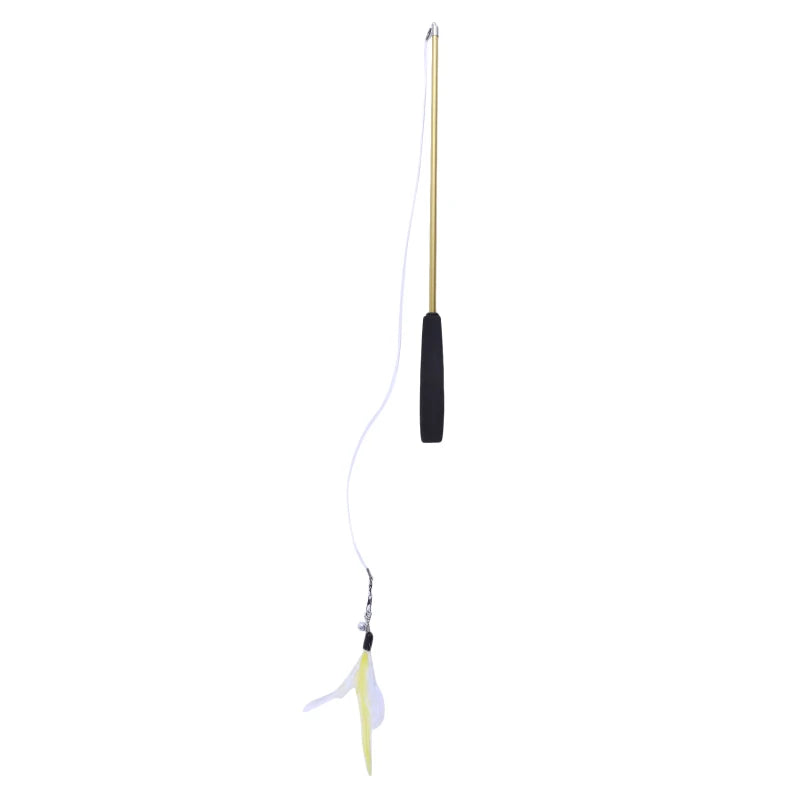 Cat Teaser Wands Three-section Telescopic Wand