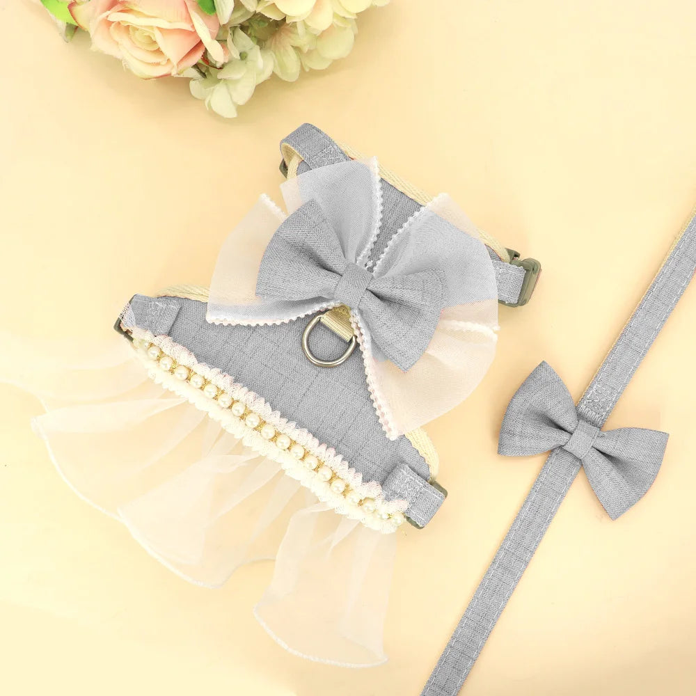 Nylon Cat Harness Leash Set