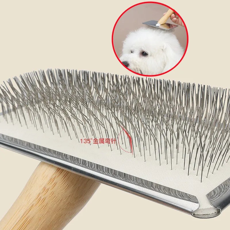 Dog/Cat Comb Solid Wood Brush