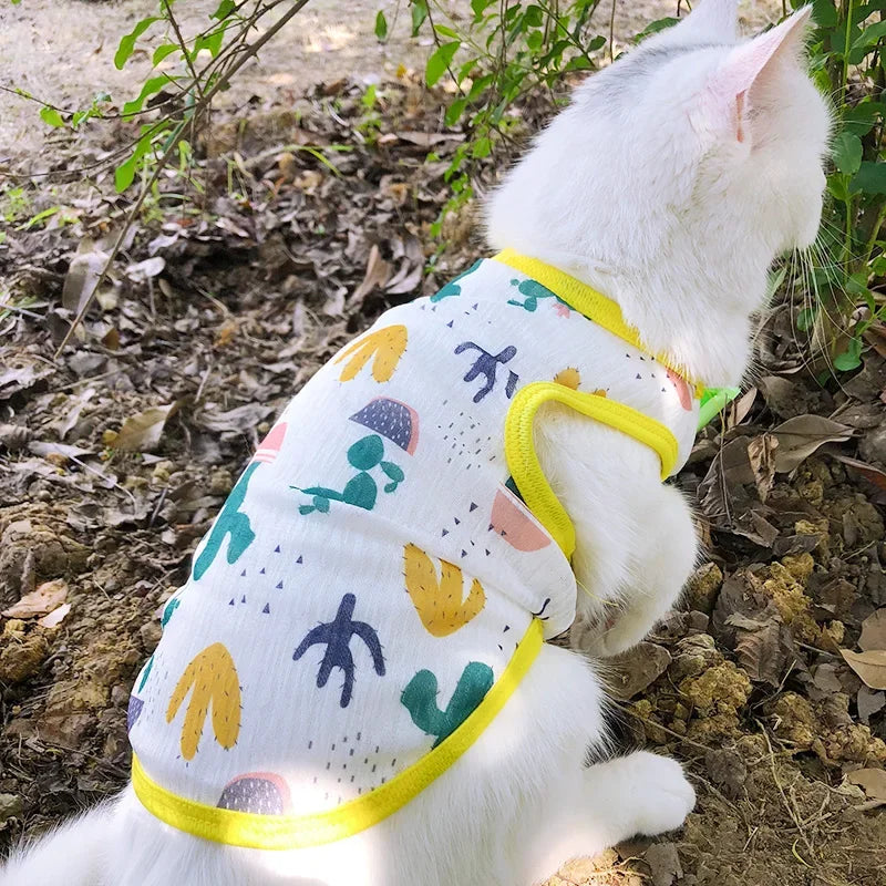 Sunscreen Clothes for Cats Summer