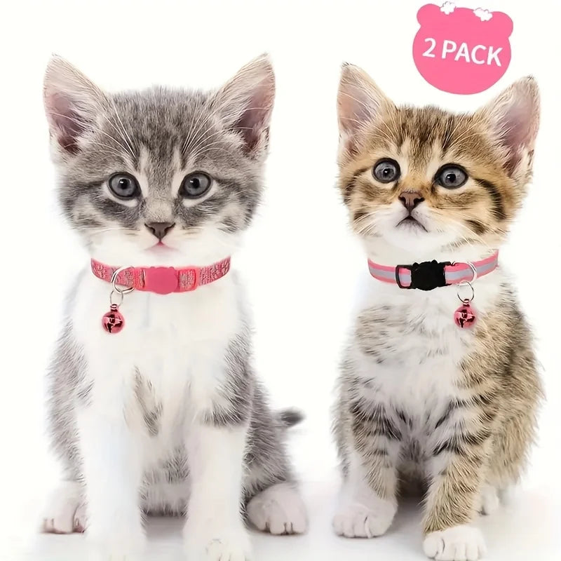 2pcs Reflective Pet Collars,
