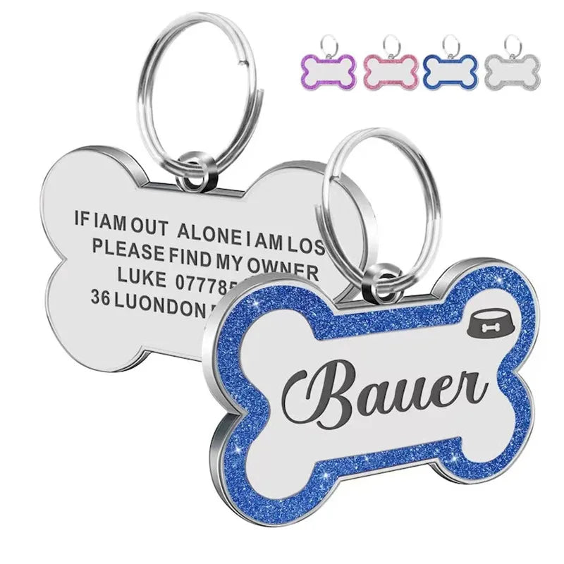 Custom Double Side Dog Cat ID Tag