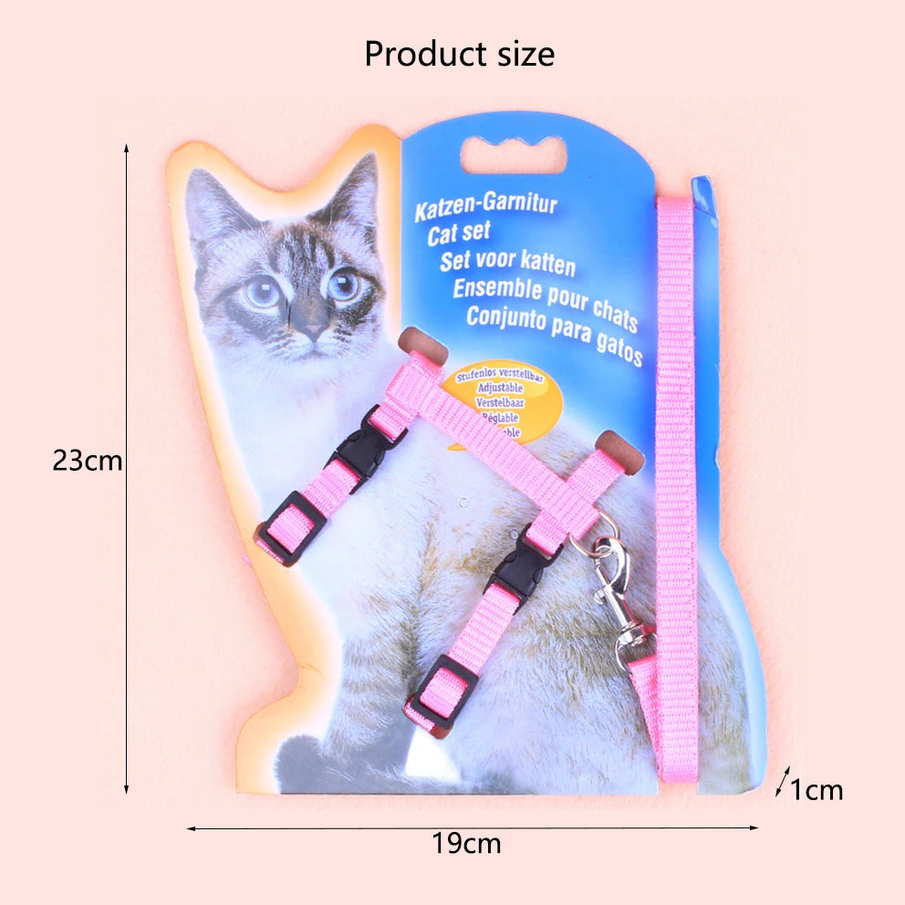 Cat and dog leash I-shaped