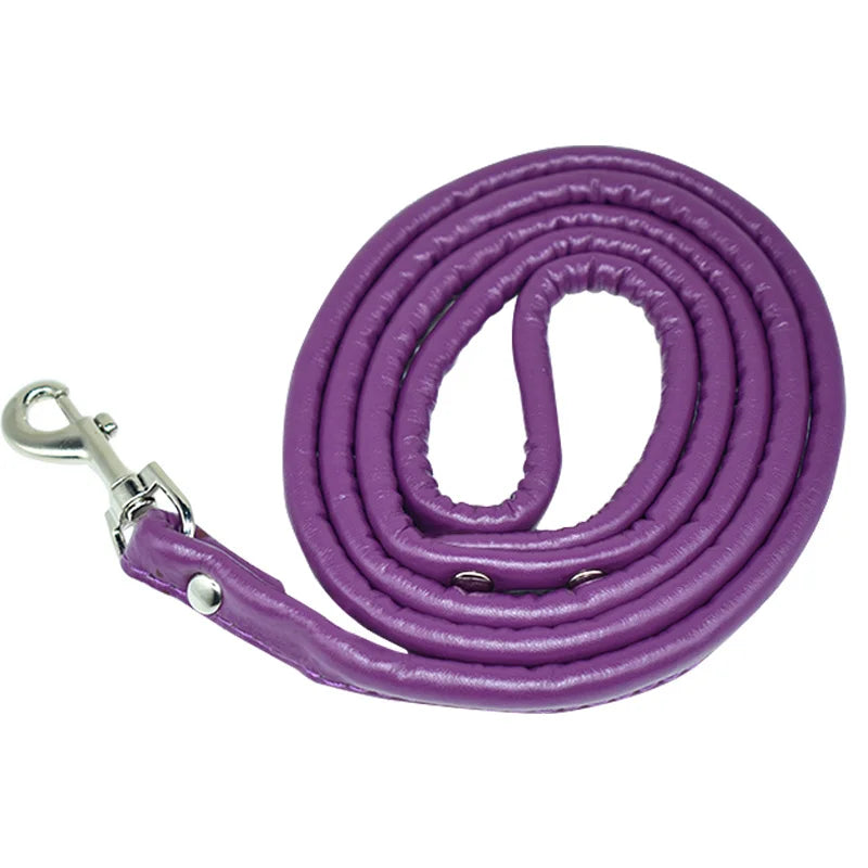 New Dog Leash PU Leather