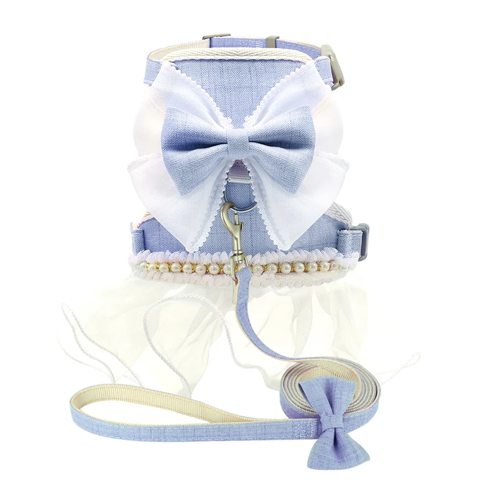 Nylon Cat Harness Leash Set