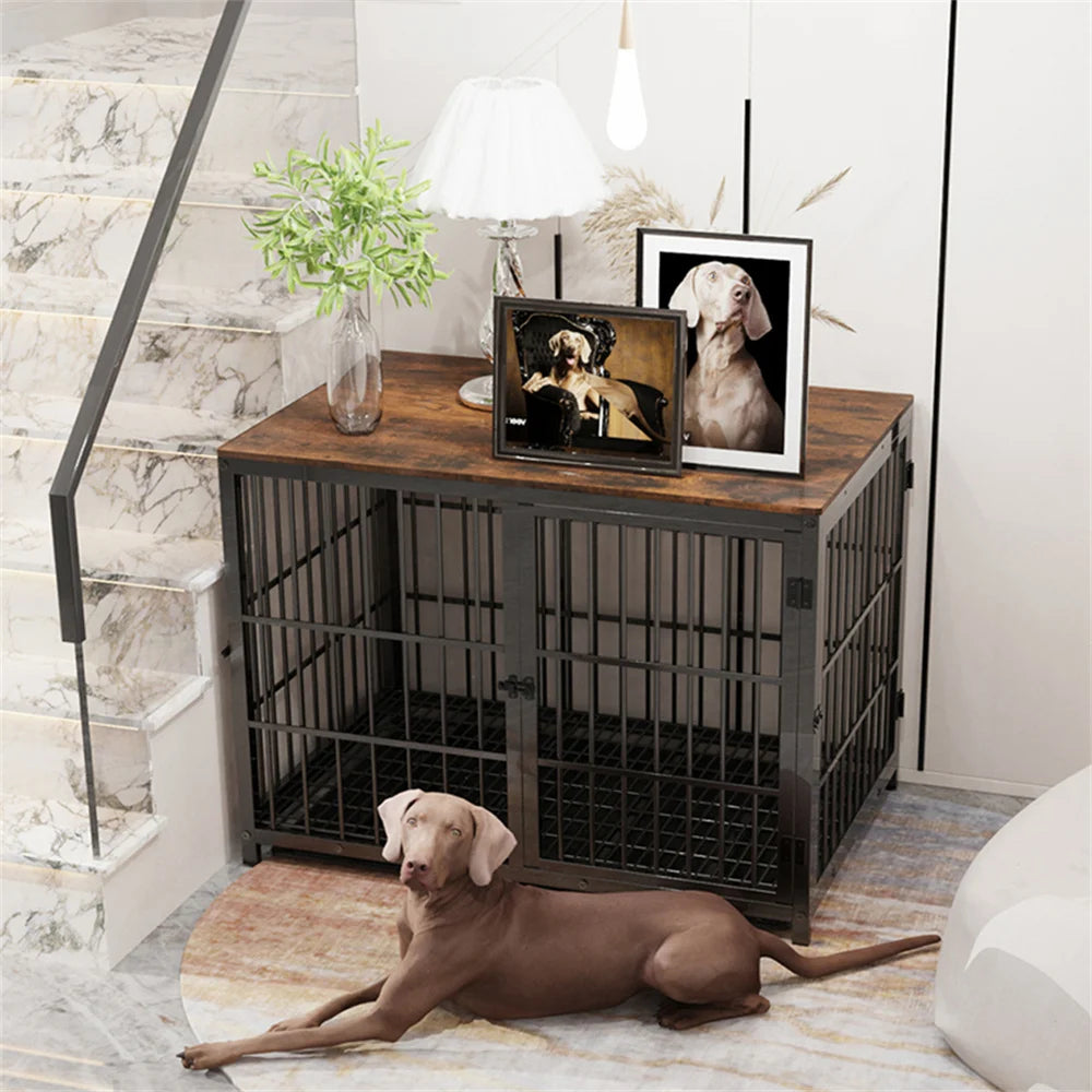 Large Wooden Dog Crate