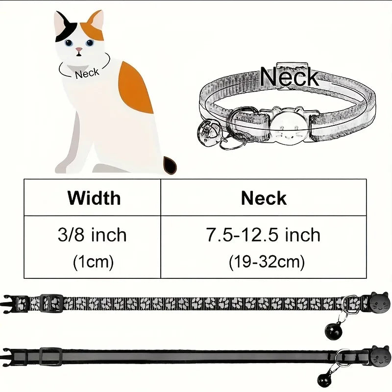 2pcs Reflective Pet Collars,