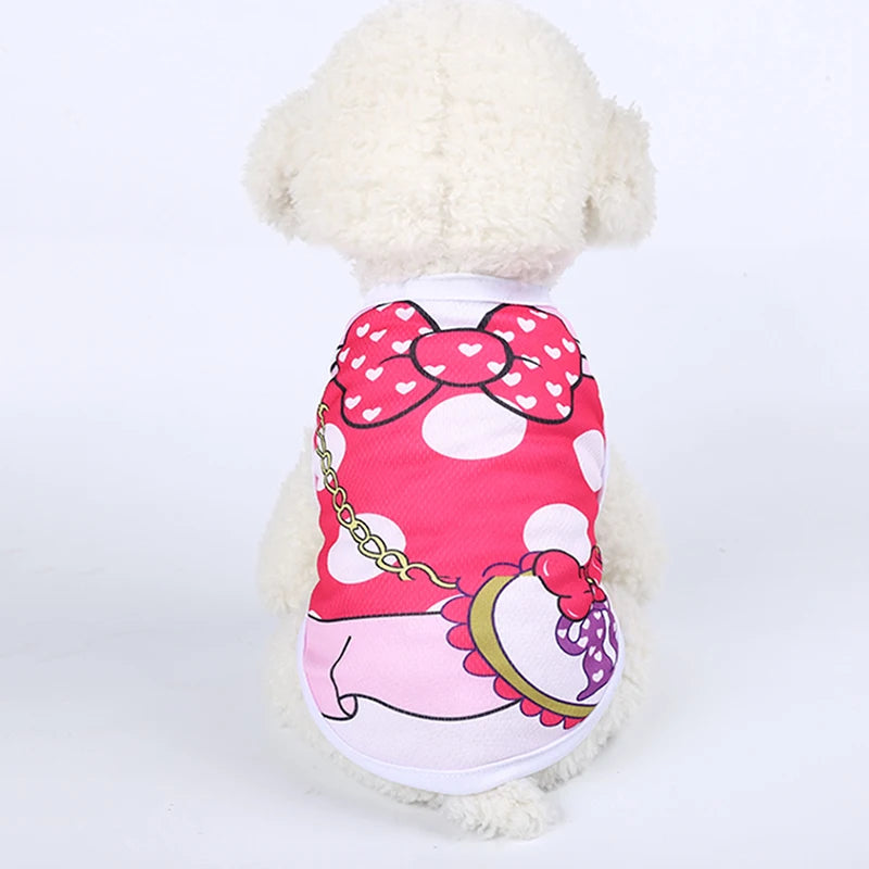 Sweet Print Sphynx Cat Clothes