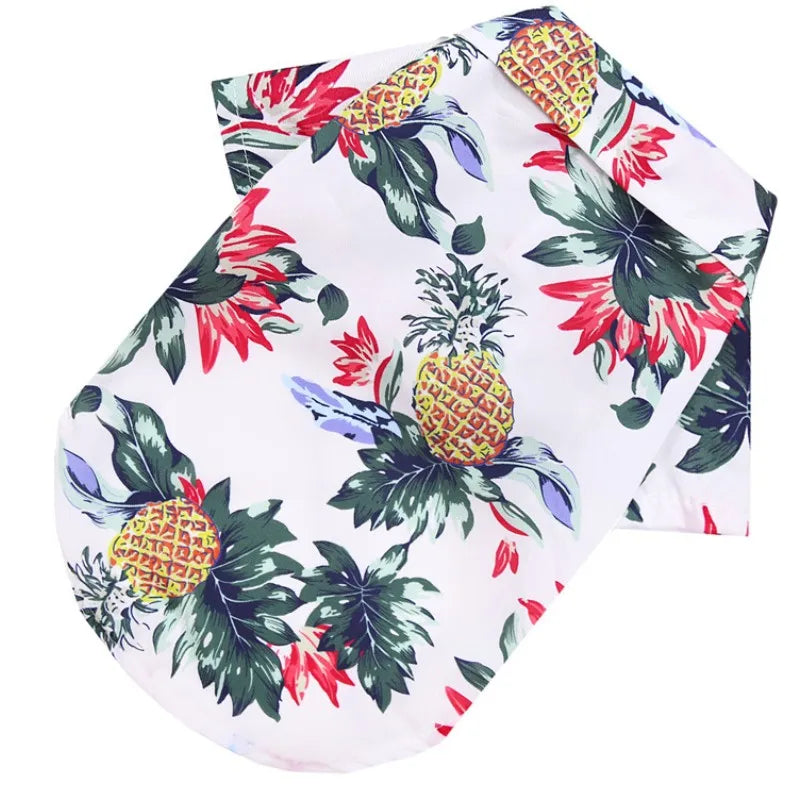Hawaiian Beach Style Dog Shirt