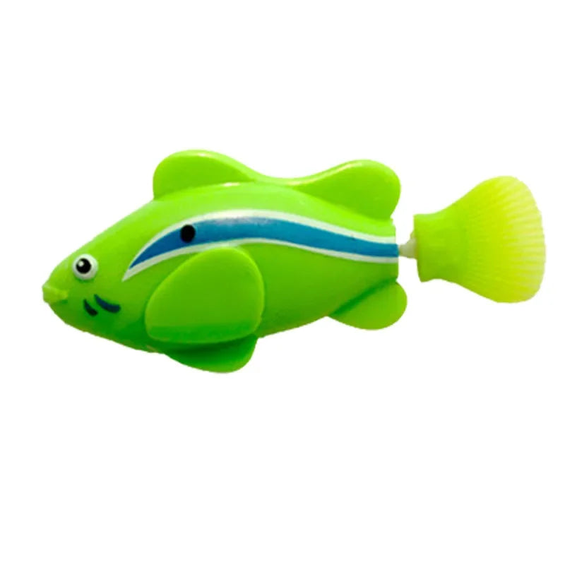 Pet Cat Toy LED Interactive Swimming Robot Fish