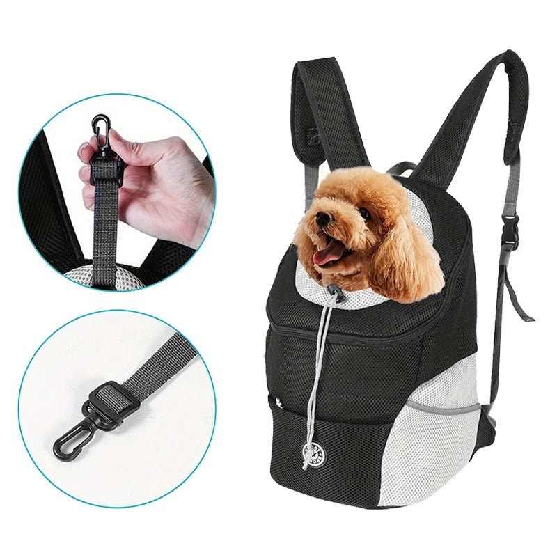 Double Shoulder Portable Outdoor Pet Bag