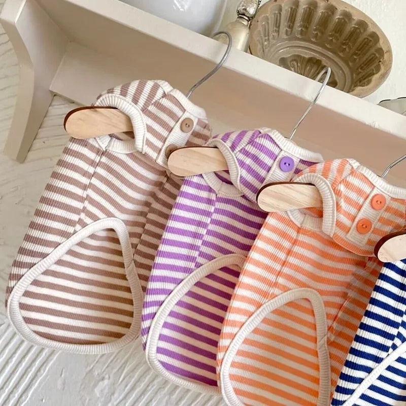 Pet Dog Striped Sweatshirt