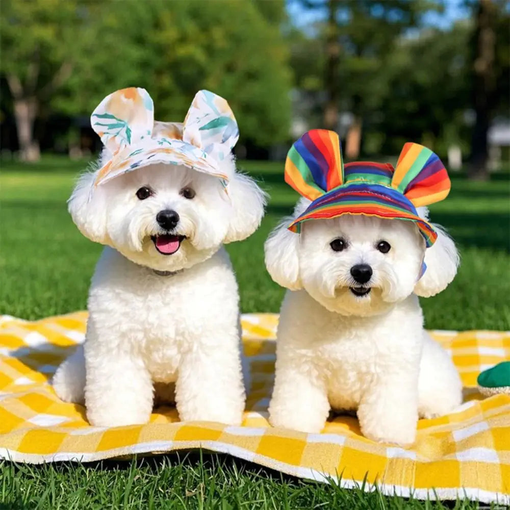 Pet Supplies With Ear Dog Sunscreen Hat