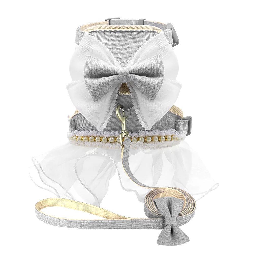 Nylon Cat Harness Leash Set