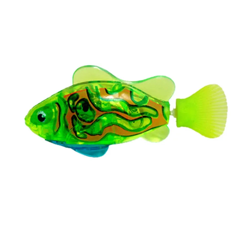 Pet Cat Toy LED Interactive Swimming Robot Fish