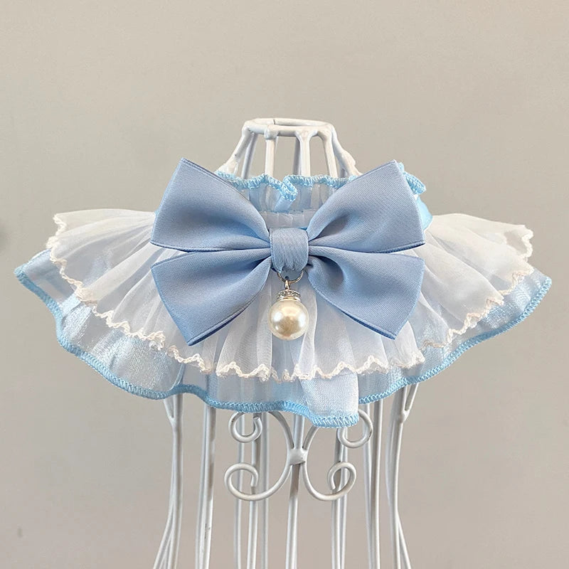 Cat Dog Scarf Collar Princess Style