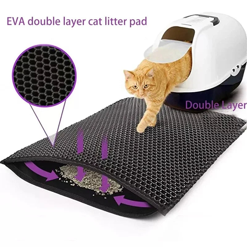 Double layer Cat Litter Mat