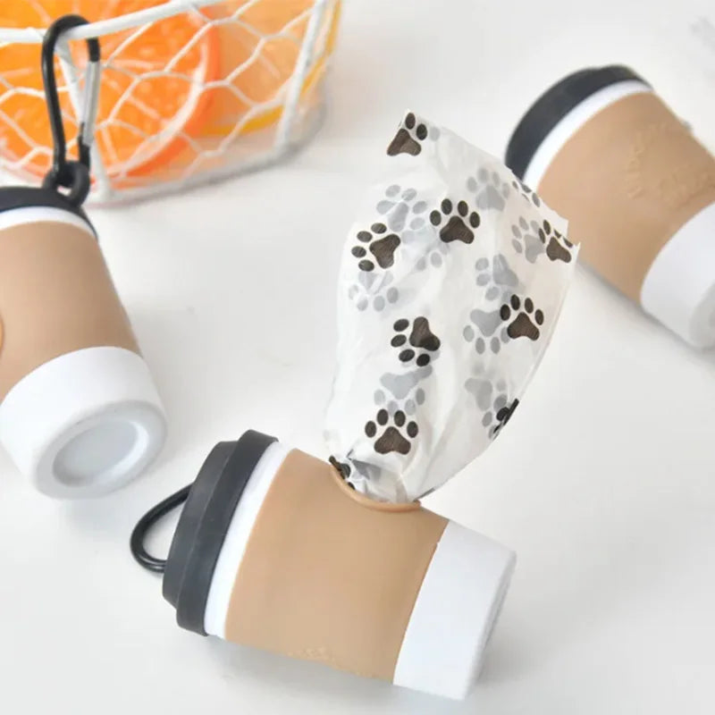 Portable Pet Poop Trash Can Dispenser