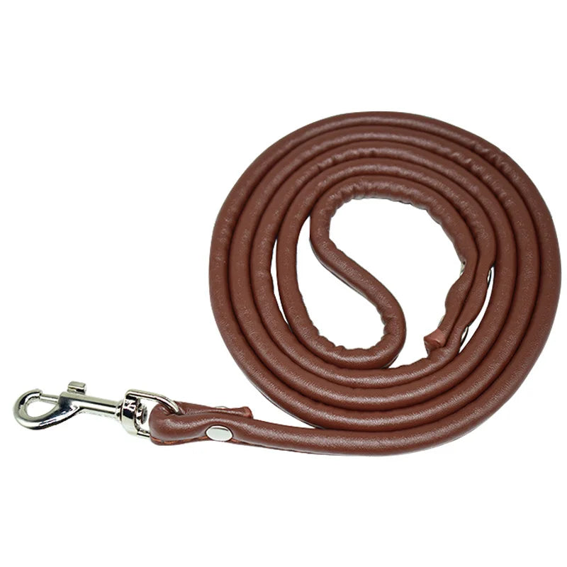 New Dog Leash PU Leather