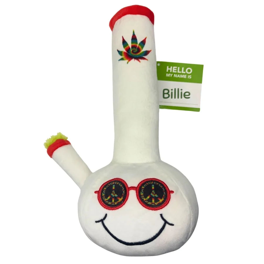 Billie Funny Squeaky Weed Dog Toy