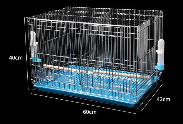 DIY 60x40x40cm stainless steel large bird cage