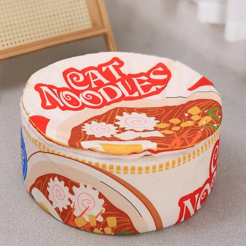 Cartoon Ramen Cat Nest