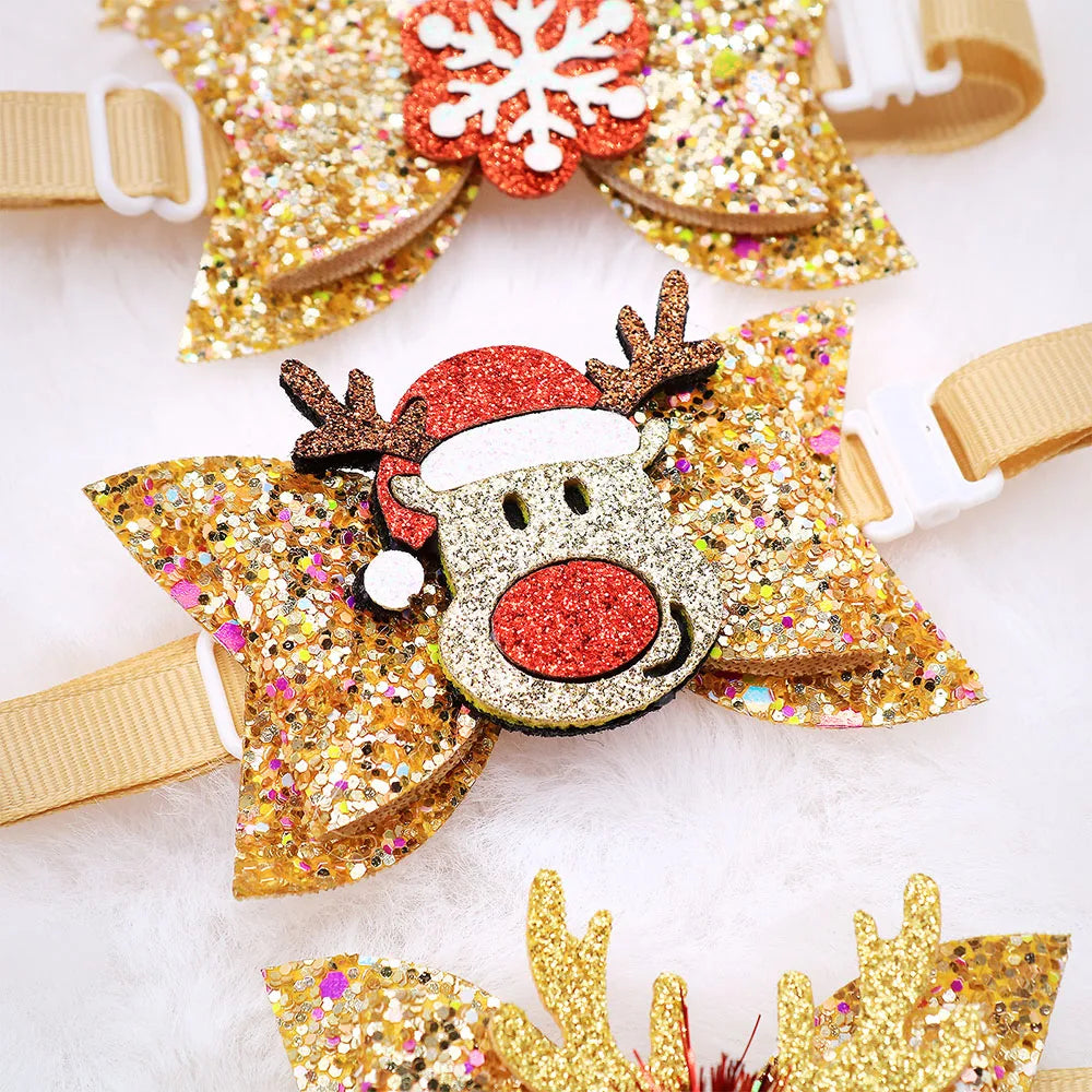 5/10PCS Cute Dog Bowtie