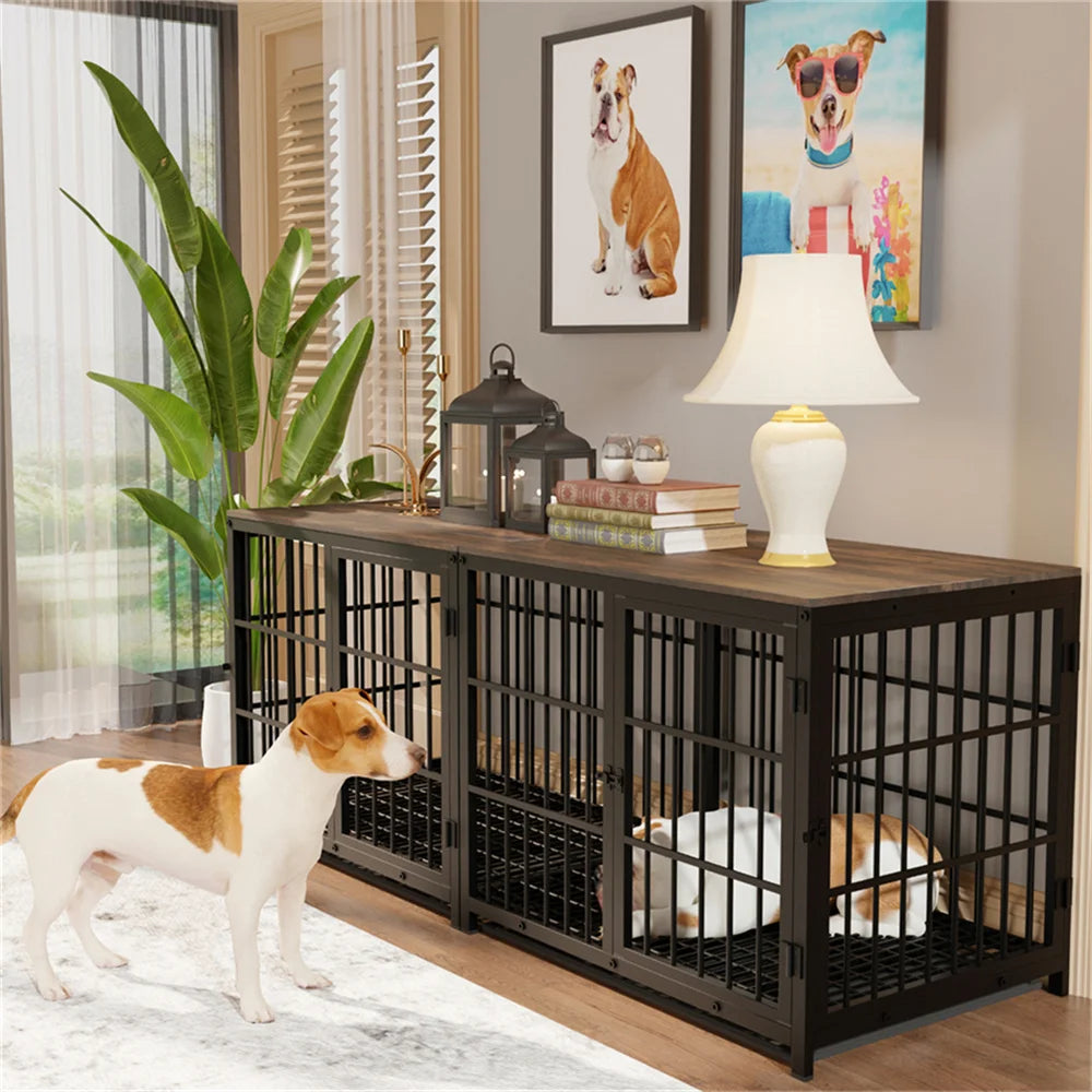 Large Wooden Dog Crate