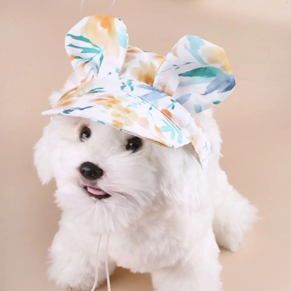 Pet Supplies With Ear Dog Sunscreen Hat