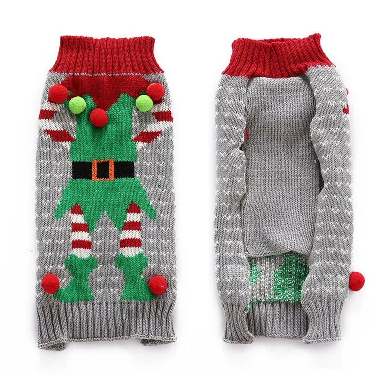 Dog Sweater Christmas Winter Warm