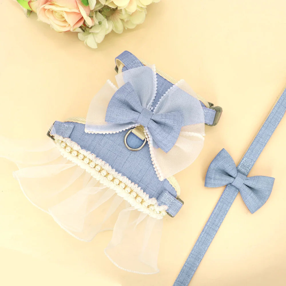 Nylon Cat Harness Leash Set