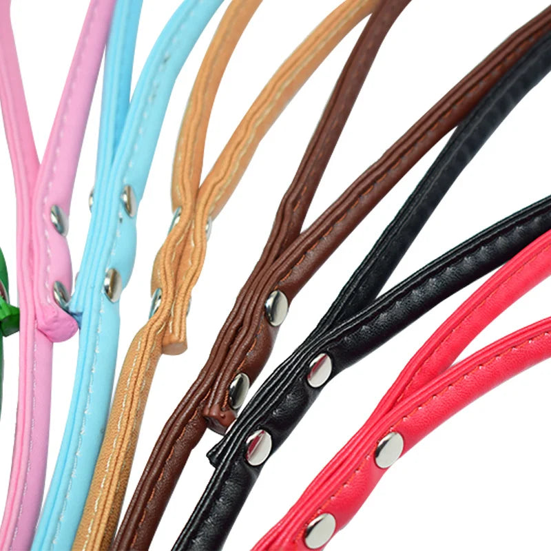 New Dog Leash PU Leather