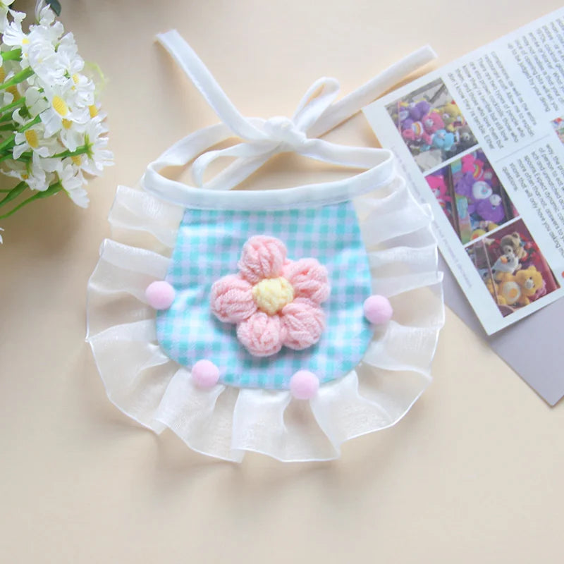 1pc Pet Cat Bib Little Yellow Duck Pet Scarf