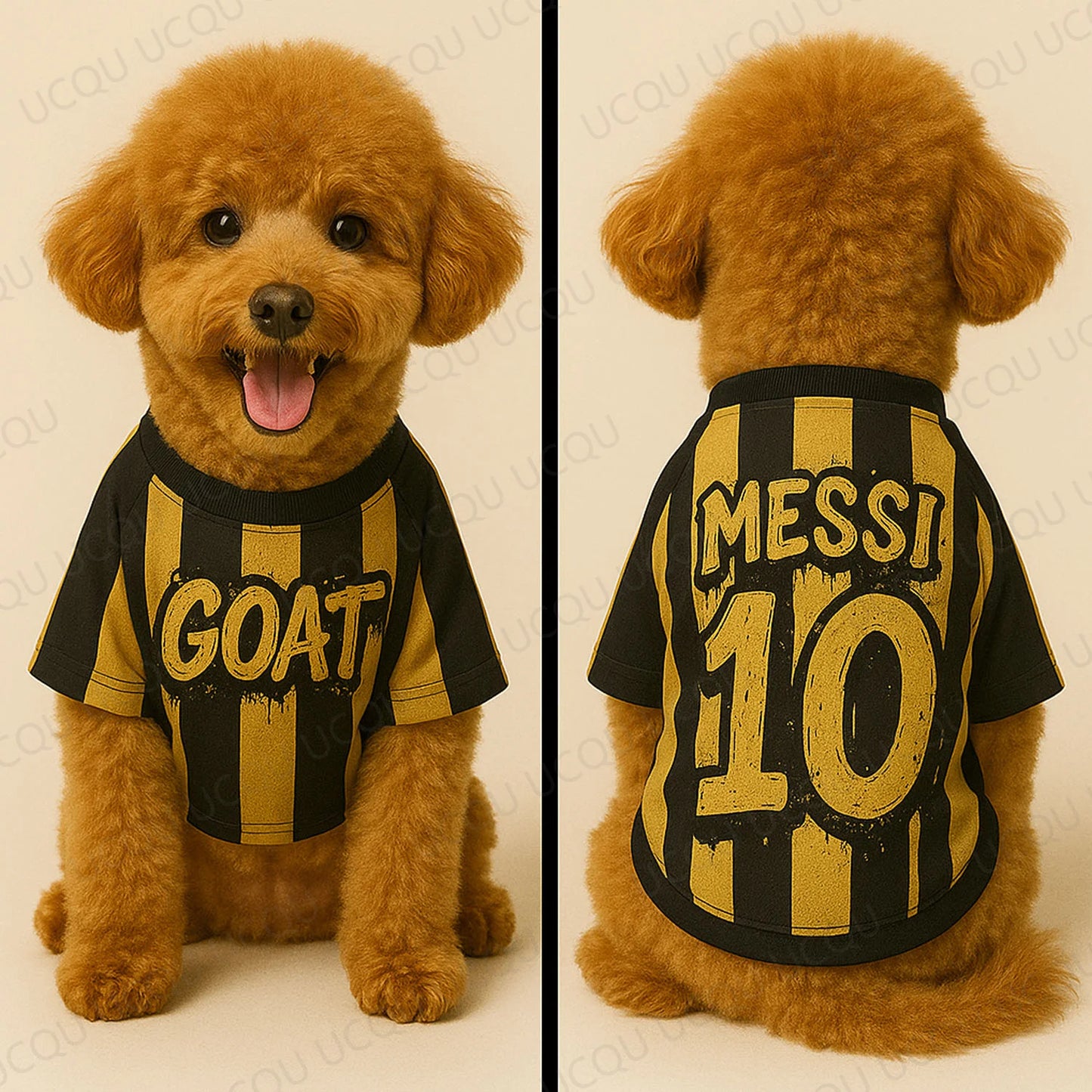 Messi #10 GOAT Pet Soccer Vest & Adidog Vest –Pet