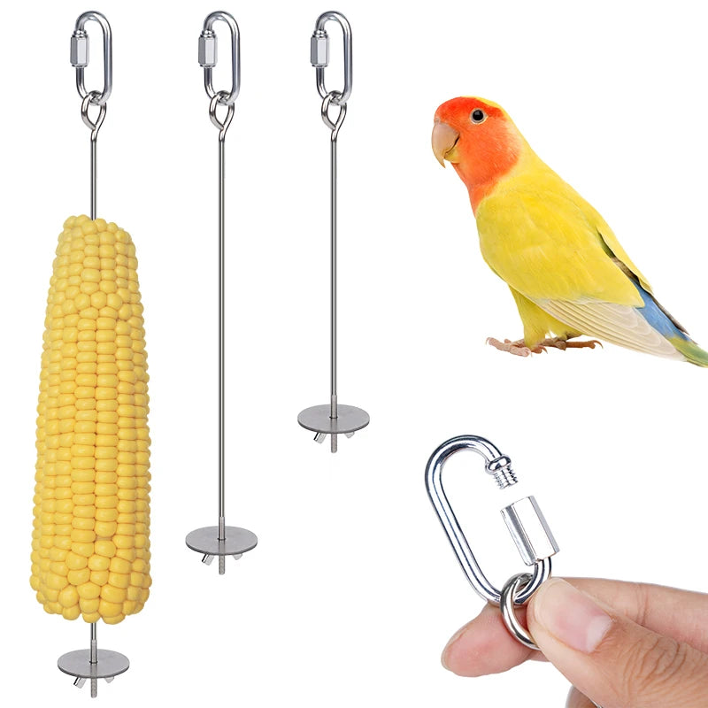 Parrot Stainless Steel Fruit Fork