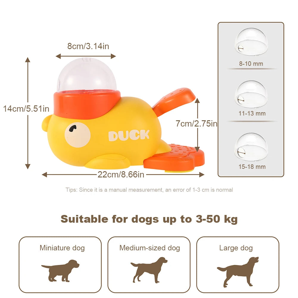 Yellow Duck Pet Automatic Feeder