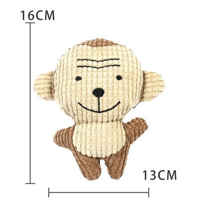 Cartoon Animal Plush Dog Toys
