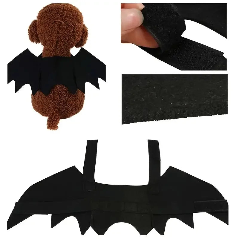 Halloween Pet Bat Wings Felt Costume