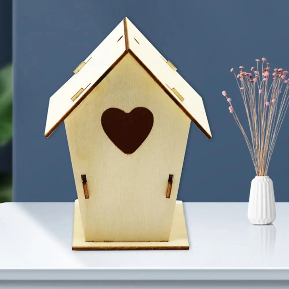 3pcs Home Crafts Wooden Bird Nest